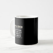 Funny Badminton Coach Graphic - I Do Precision Gue Kaffeetasse (Vorderseite Links)