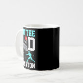 Funny Badminton Design - Ich bin das Bad in Badmin Kaffeetasse (Vorderseite Links)