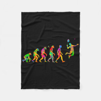 Funny Badminton Farbe für Männer Frauen Ball Sport Fleecedecke