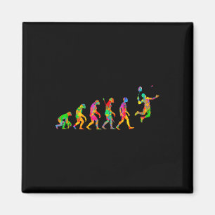 Funny Badminton Farbe für Männer Frauen Ball Sport Magnet