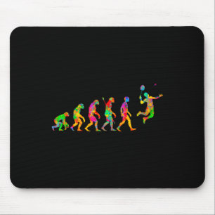 Funny Badminton Farbe für Männer Frauen Ball Sport Mousepad