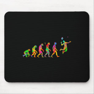 Funny Badminton Farbe für Männer Frauen Ball Sport Mousepad