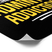 Funny Badminton Gift - Mir gefällt mein Adsum Poster (Ecke)