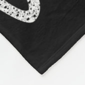 Funny Badminton ist mein Valentine Coach Player Fa Fleecedecke (Ecke)