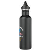 Funny Badminton Kiss My Ace Edelstahlflasche (Rechts)