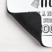 Funny Badminton Mama Shirt Mousepad (Ecke)