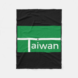 Funny Badminton Match Taiwan Neues Flaggendesign Fleecedecke
