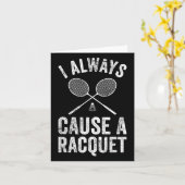 Funny Badminton Player Coach Ich mache immer einen Karte (Gelbe Blume)