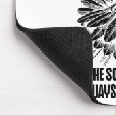 Funny Badminton Player Liebe Shuttle Design 15 Mousepad (Ecke)