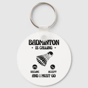 Funny Badminton Player Liebe Shuttle Design 21 Schlüsselanhänger