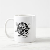 Funny Badminton Player Liebe Shuttle Design 25 Kaffeetasse (Links)