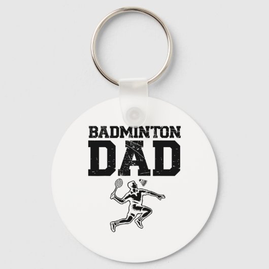 Funny Badminton Player Liebe Shuttle Design 2 Schlüsselanhänger (Vorderseite)