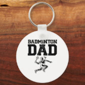 Funny Badminton Player Liebe Shuttle Design 2 Schlüsselanhänger (Vorderseite)