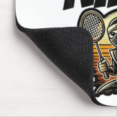 Funny Badminton Player Liebe Shuttle Design 7 Mousepad (Ecke)