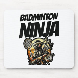 Funny Badminton Player Liebe Shuttle Design 7 Mousepad