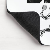 Funny Badminton Player Liebe Shuttle Design 9 Mousepad (Ecke)