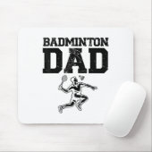 Funny Badminton Player Liebe Shuttle Design 9 Mousepad (Mit Mouse)