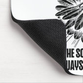 Funny Badminton Player Liebe Shuttle Design Mousepad (Ecke)