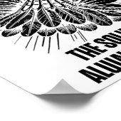 Funny Badminton Player Liebe Shuttle Design Poster (Ecke)