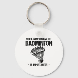 Funny Badminton Player Liebe Shuttle Design Schlüsselanhänger