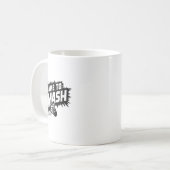 Funny Badminton Player Spaß Smash Shuttle Kaffeetasse (Vorderseite Links)