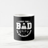Funny Badminton Pun Apparel-Geschenk Kaffeetasse (Mittel)