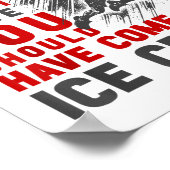 Funny Badminton Shirt Men Women Badminton Player Poster (Ecke)