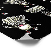 Funny Badminton Shuttle Player Design Männer Fraue Poster (Ecke)