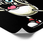 Funny Badminton Shuttle Player Design Men Women _8 Poster (Ecke)