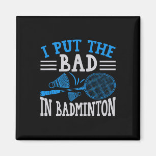 Funny Badminton Spaß Smash Shuttle Birdie Sport 1 Magnet