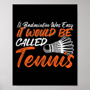 Funny Badminton Spaß Smash Shuttle Birdie Sport 5 Poster