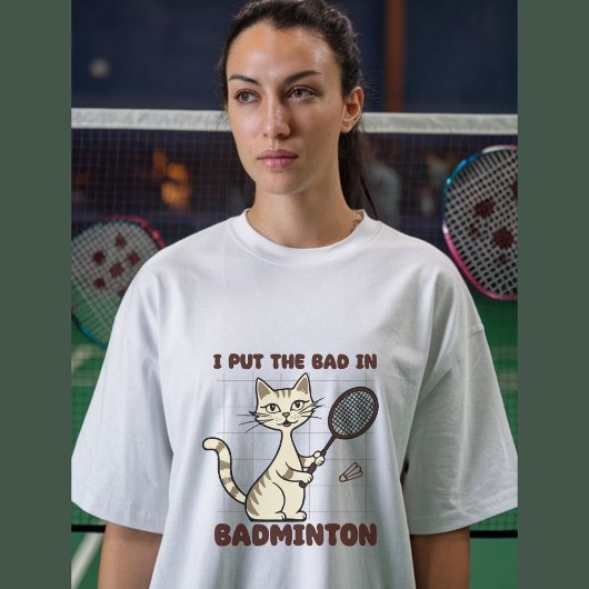 Funny Badminton Sprichwort T-Shirt