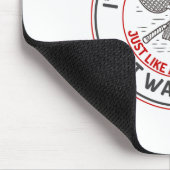 Funny Badminton Vater Shirt Men Badminton Player 2 Mousepad (Ecke)