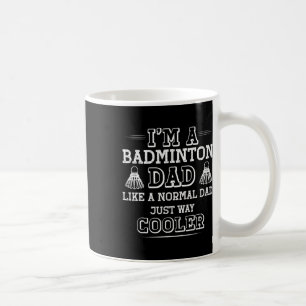 Funny Badminton Vater Shirt Men Women Badminton Pl Kaffeetasse