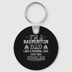 Funny Badminton Vater Shirt Men Women Badminton Pl Schlüsselanhänger