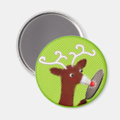 Funny Badminton Weihnachts-Kleine Geschenk Magnet (Vorderseite/Rückseite)