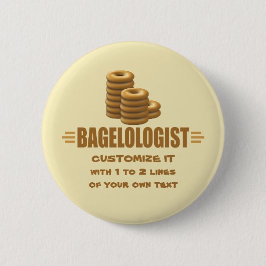 Funny Bagels Button (Vorderseite)