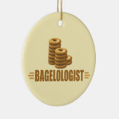 Funny Bagels Keramik Ornament (Rechts)