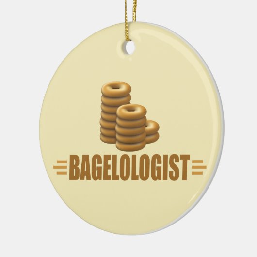 Funny Bagels Keramik Ornament (Links)