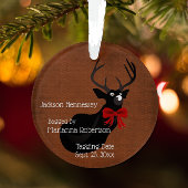 Funny Bagged Buck Newlywed Ornament