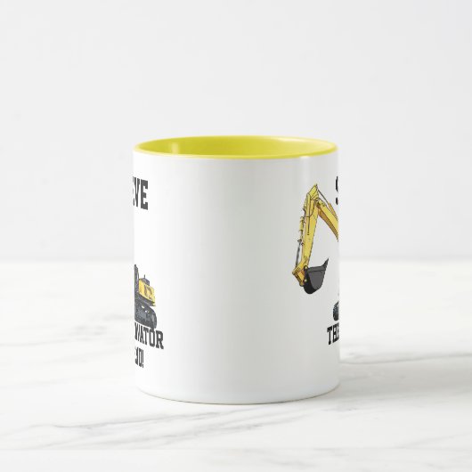 Funny Bagger Legend Heavy Equipment Operator Tasse (Zentrum)