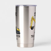 Funny Bagger Legend Heavy Equipment Operator Thermobecher (Links)