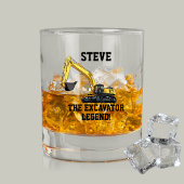 Funny Bagger Legend Heavy Equipment Operator Whiskyglas