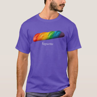 Funny Baguette Rainbow Faguette LGBTQ Pride Month T-Shirt