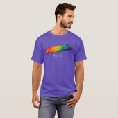 Funny Baguette Rainbow Faguette LGBTQ Pride Month T-Shirt (Vorne ganz)