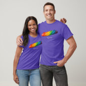 Funny Baguette Rainbow Faguette LGBTQ Pride Month T-Shirt (Unisex)
