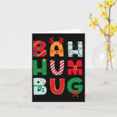 Funny Bah Humbug Holiday Karte (Gelbe Blume)