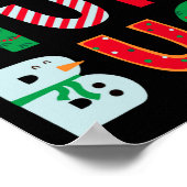 Funny Bah Humbug Holiday Poster (Ecke)