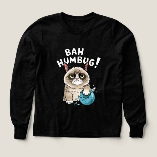 Funny Bah Humbug Holiday Shirt (Design Vorderseite)