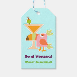 Funny Bah Humbug Toucan Bird Martini Weihnachten Geschenkanhänger